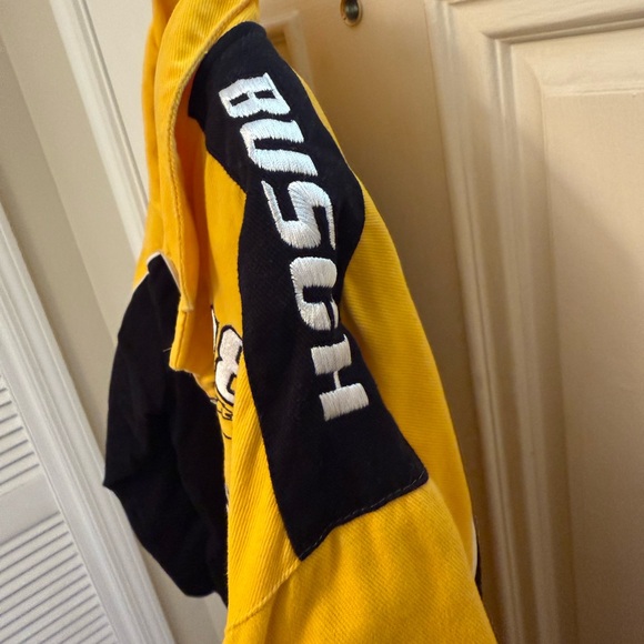Vintage Kyle Busch Nascar Winners Circle M&M Sprint Cup Racing Jacket Size Large - Picture 6 of 12
